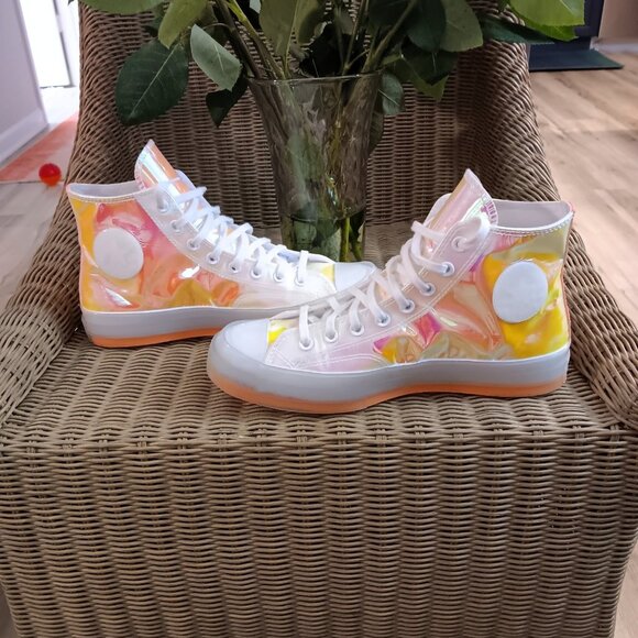 UNISEX Converse Chuck 70 High Hi-Vis Iridescent - Picture 1 of 10